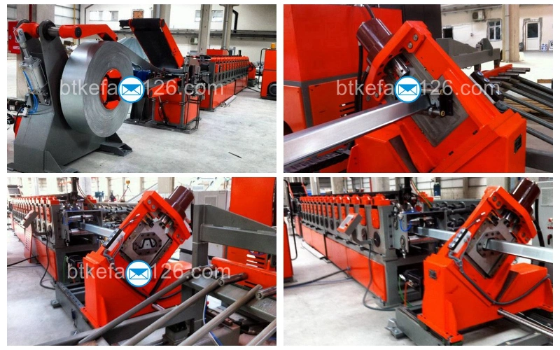 Galvanized Steel Granary Silo Making Roll Forming Machine with Arch Curving Device in Good Price