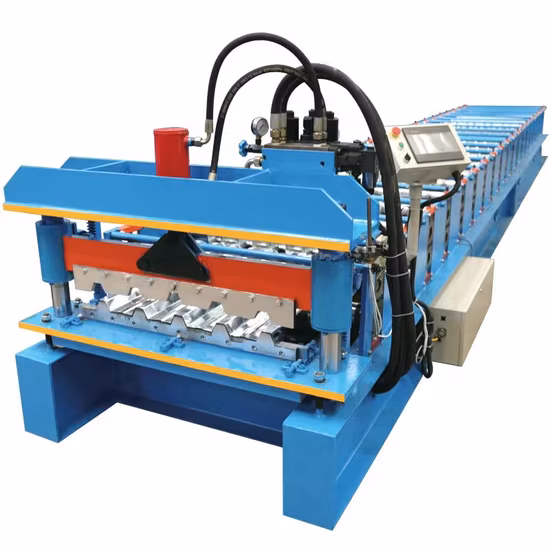 Машина для производства стальных листов для настила пола Полностью автоматическая профилегибочная машина
